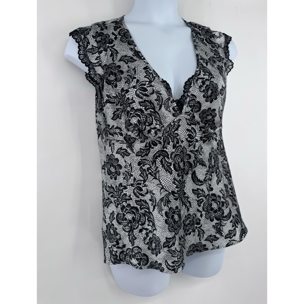 Satin Lace Floral blouse Goth Romantic Y2K Wedding Guest black white fairy grung